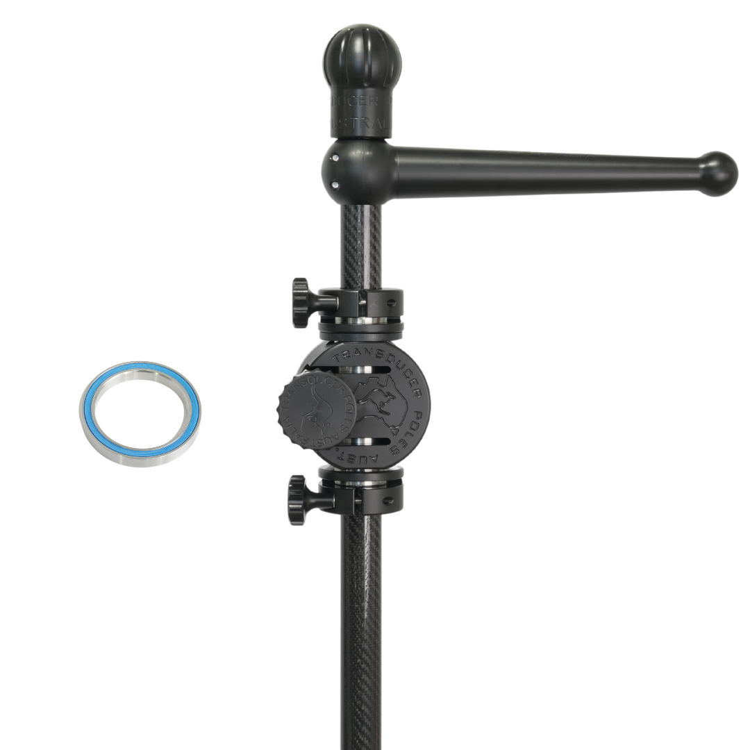 The Ultimate Kit - Ultra Free Bearing Block with Carbon Pole and Ergonomic Handle + Knob.